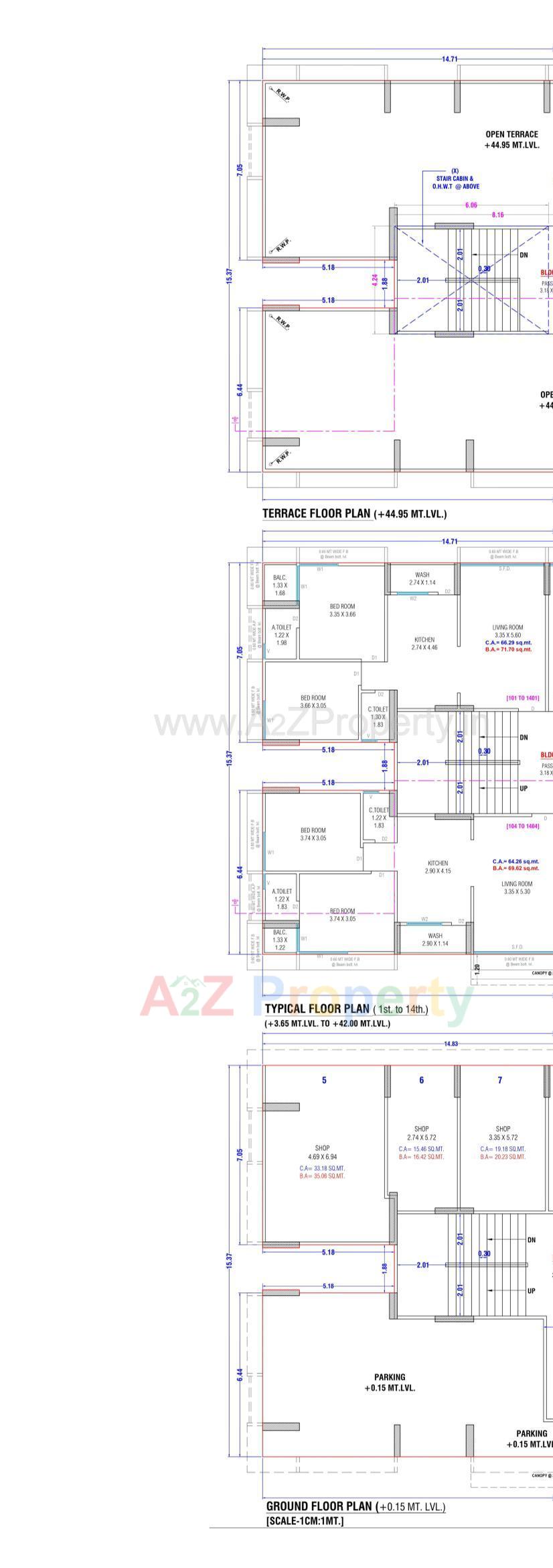 Layout of real estate project Eden Atmos located at Sarthana, Surat, Gujarat