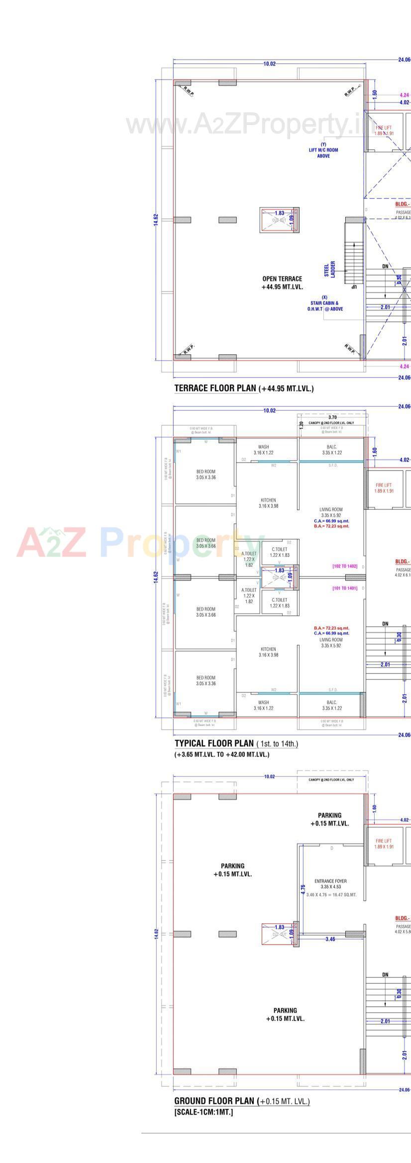 Layout of real estate project Eden Atmos located at Sarthana, Surat, Gujarat