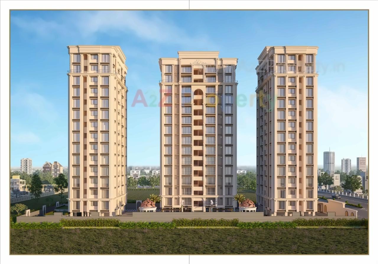 3D Elevation of real estate project Eden Hills located at Varachha, Surat, Gujarat