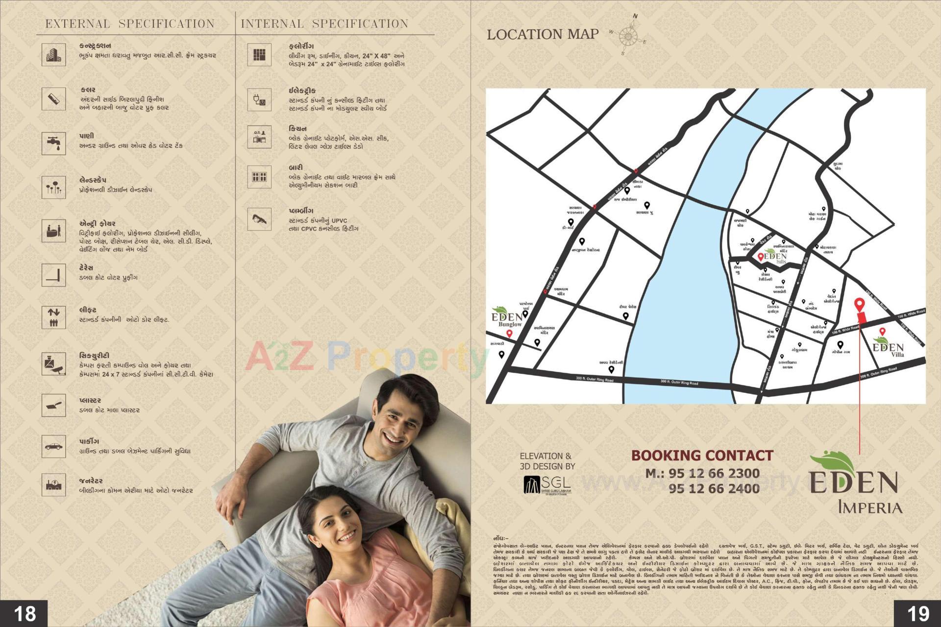  of real estate project Eden Imperia located at Neral, Surat, Gujarat