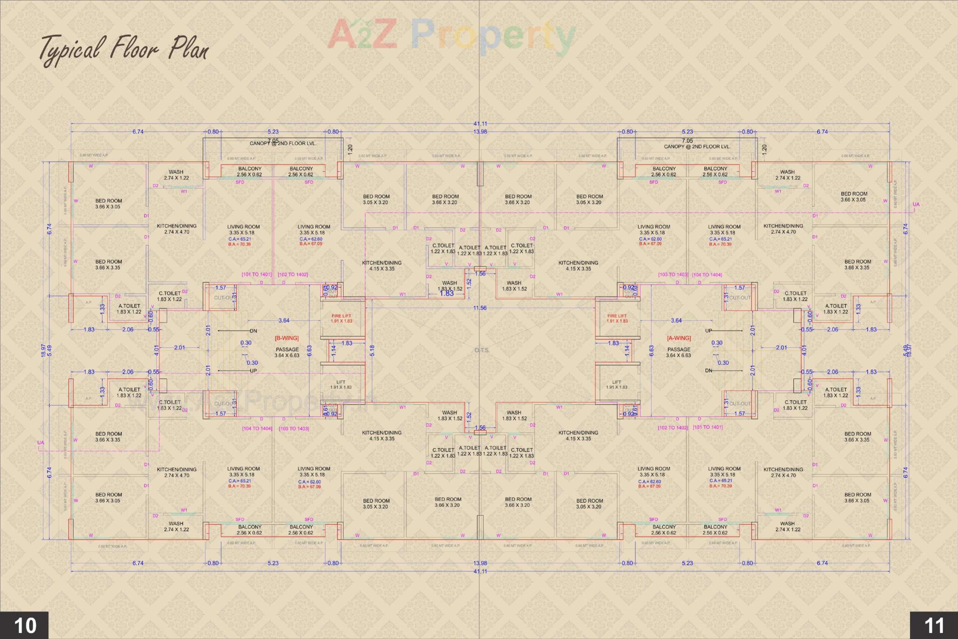 Layout of real estate project Eden Imperia located at Neral, Surat, Gujarat