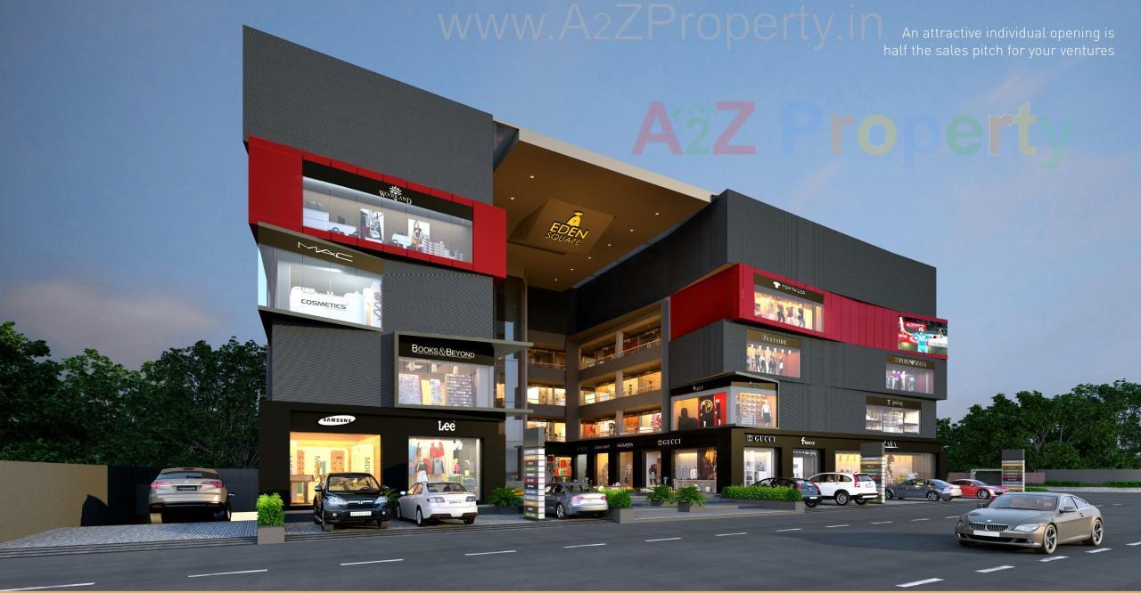 3D Elevation of real estate project Eden Square located at Surat, Surat, Gujarat