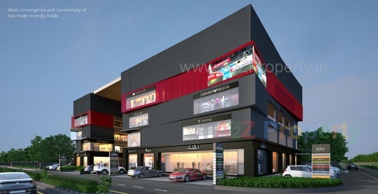 3D Elevation of real estate project Eden Square located at Surat, Surat, Gujarat
