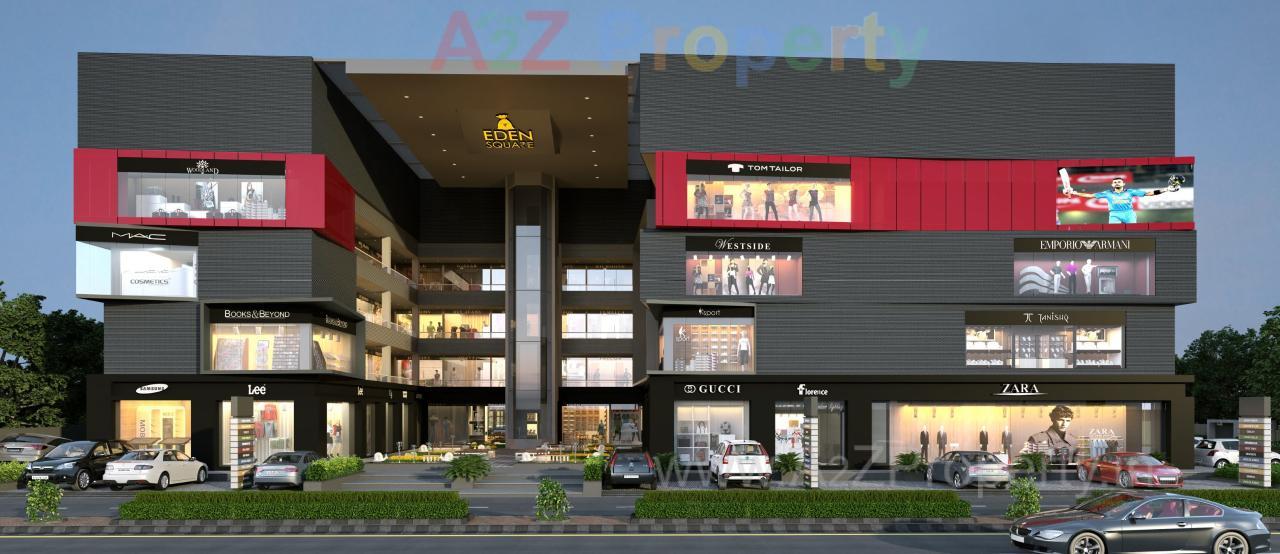 3D Elevation of real estate project Eden Square located at Surat, Surat, Gujarat