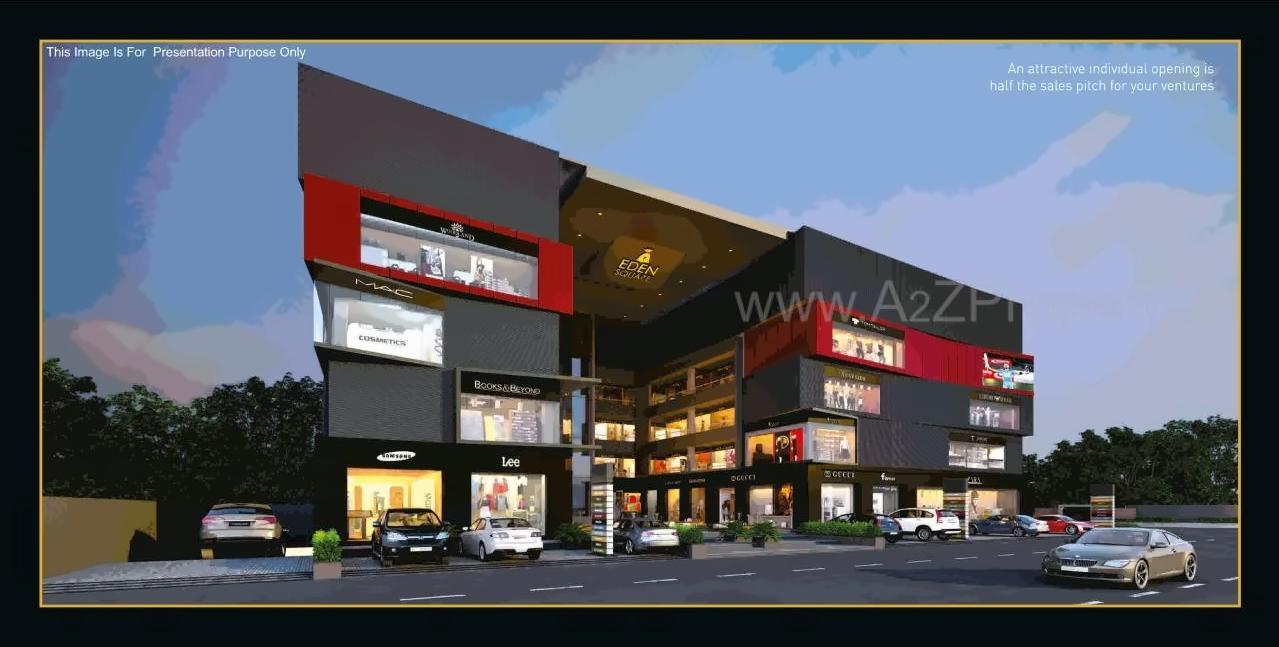 3D Elevation of real estate project Eden Square located at Surat, Surat, Gujarat