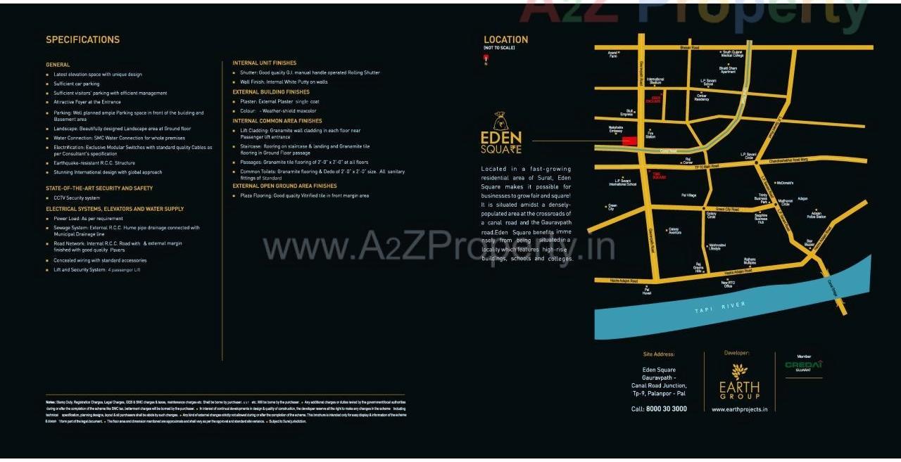  of real estate project Eden Square located at Surat, Surat, Gujarat