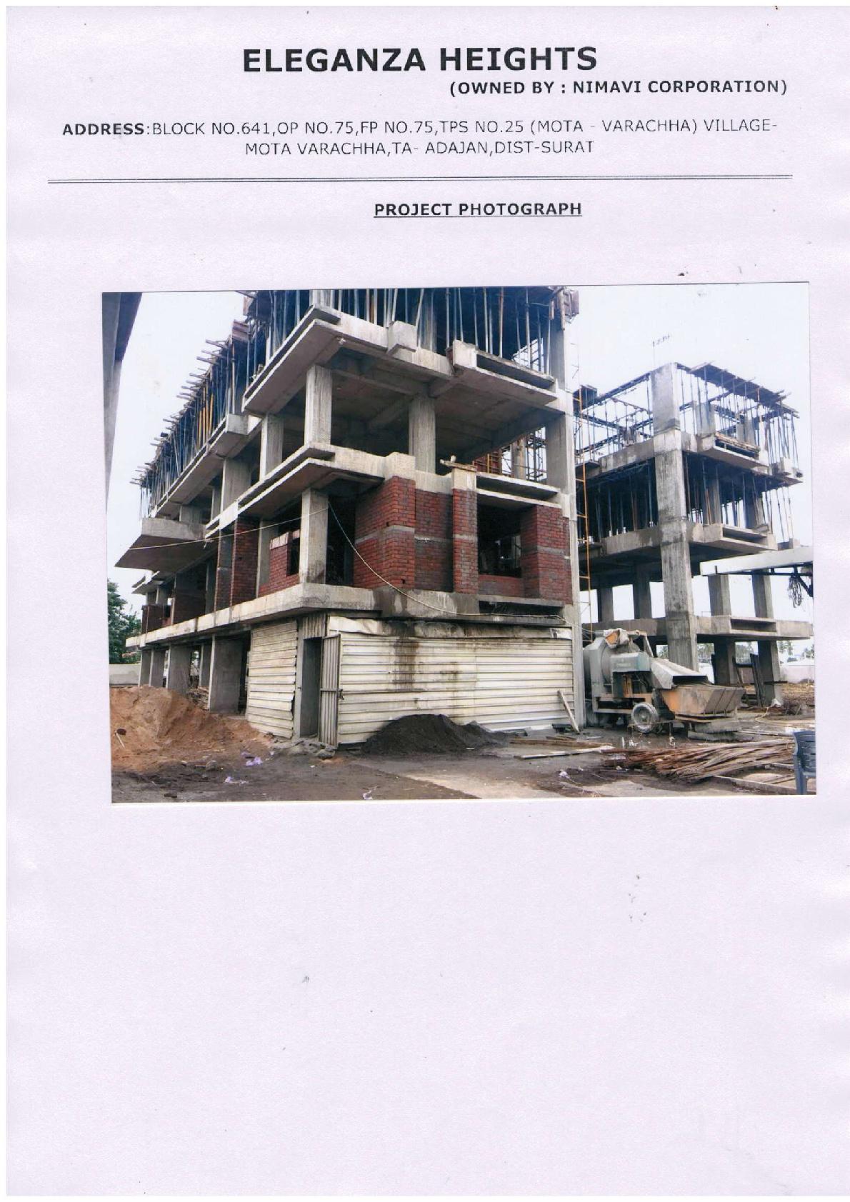 57756_const of real estate project Eleganza Heights located at Varachha, Surat, Gujarat