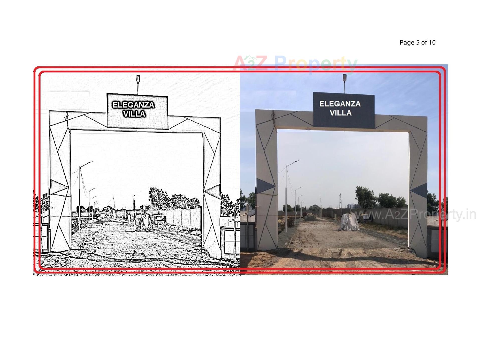  of real estate project Eleganza Villa located at Kholvad, Surat, Gujarat