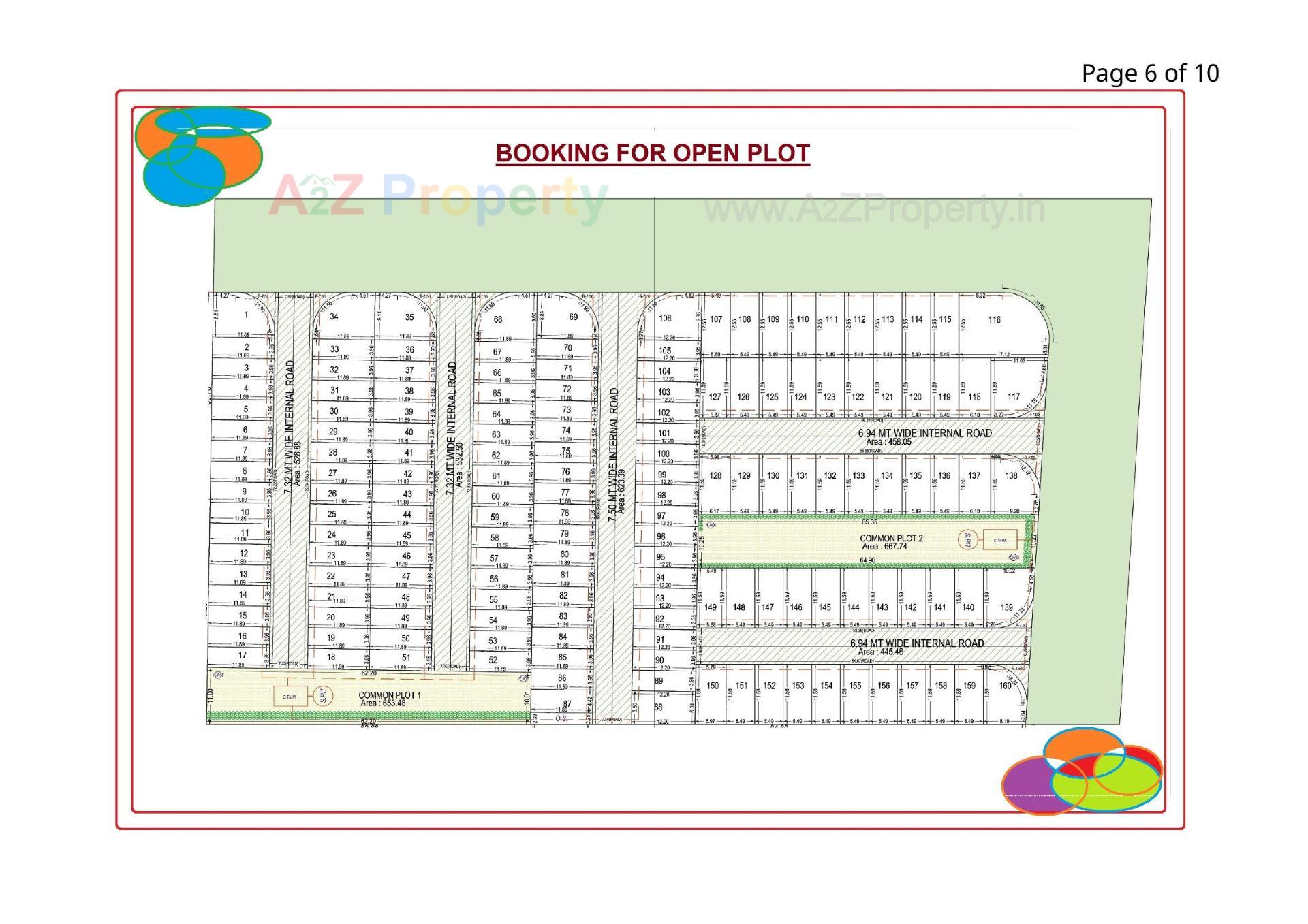 Layout of real estate project Eleganza Villa located at Kholvad, Surat, Gujarat