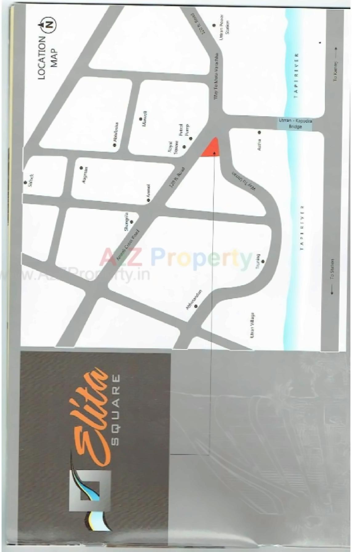  of real estate project Elita Square located at Kosad, Surat, Gujarat