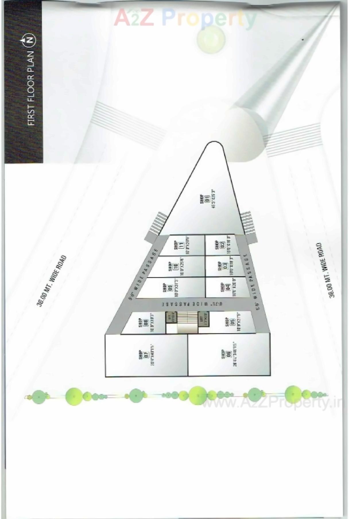 Layout of real estate project Elita Square located at Kosad, Surat, Gujarat