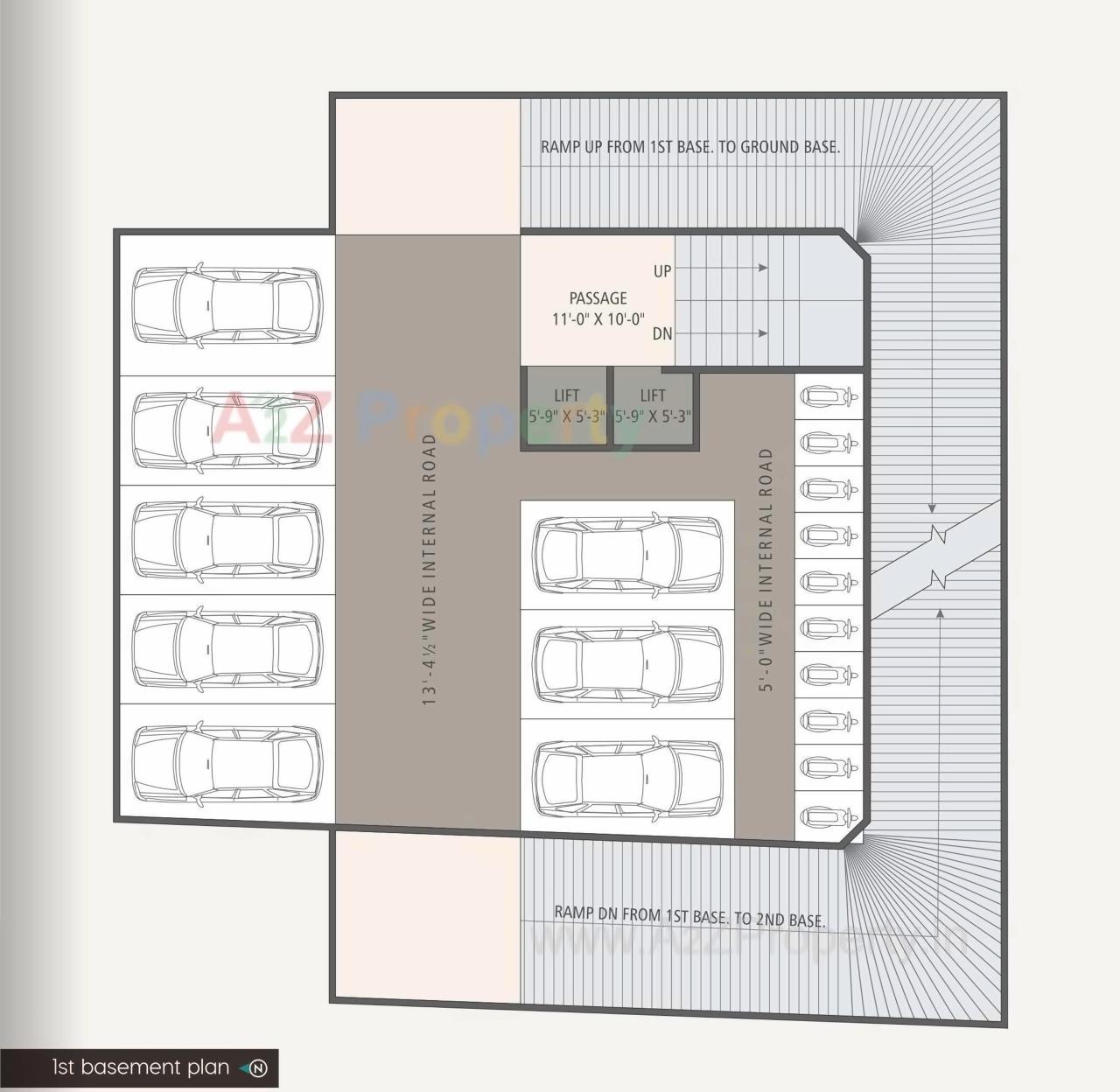 Layout of real estate project Elite located at Nanpura, Surat, Gujarat