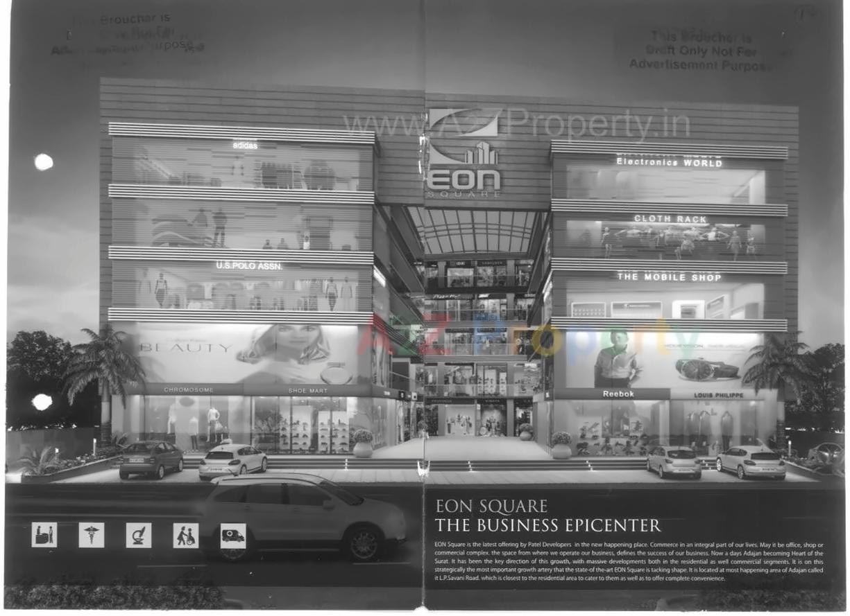  of real estate project Eon Square located at Adajan, Surat, Gujarat