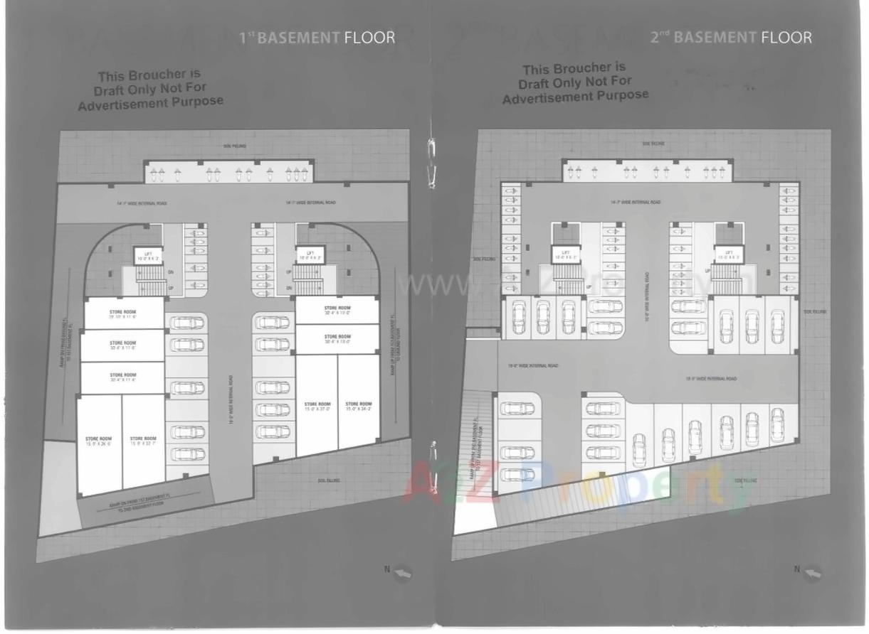 Layout of real estate project Eon Square located at Adajan, Surat, Gujarat