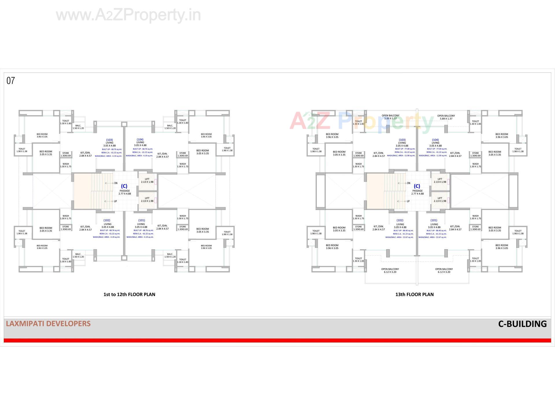 Layout of real estate project Euphoria located at Surat, Surat, Gujarat
