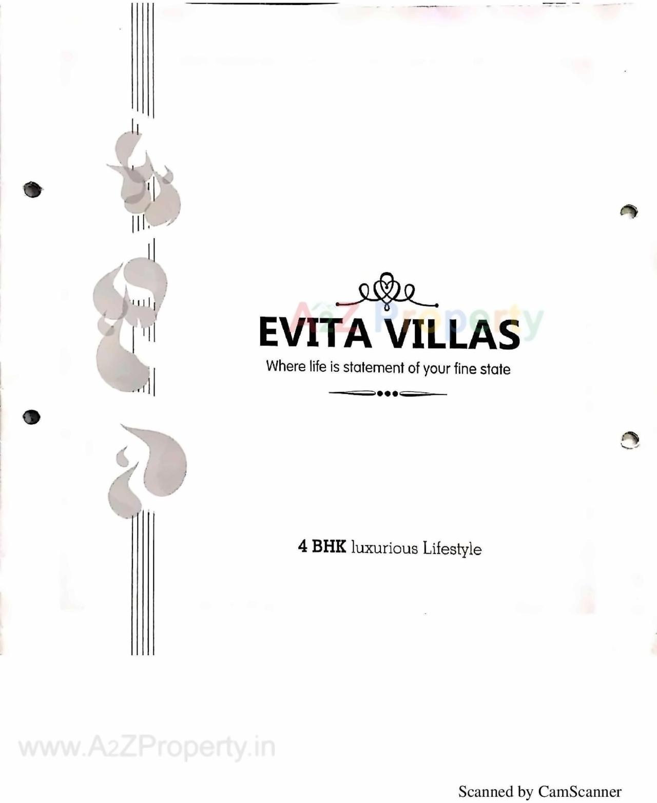  of real estate project Evita Villas located at Adajan, Surat, Gujarat