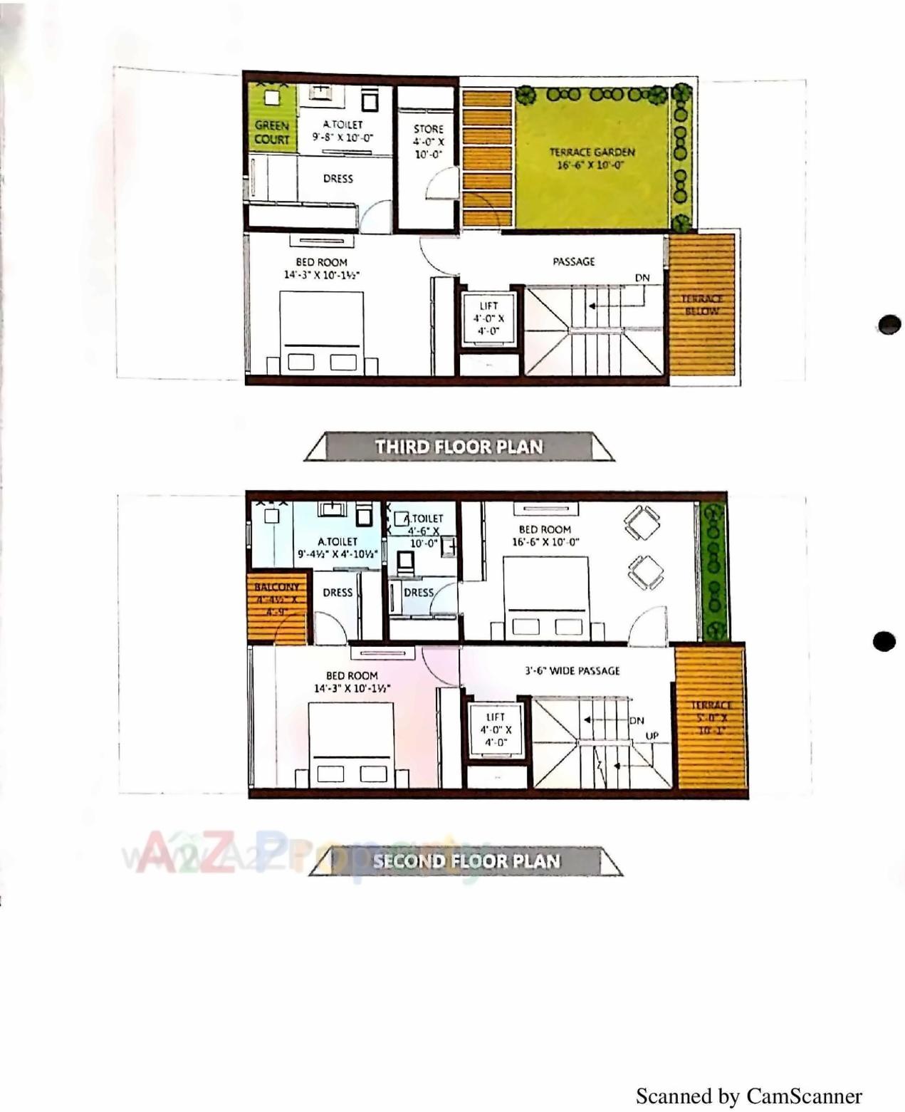 Layout of real estate project Evita Villas located at Adajan, Surat, Gujarat
