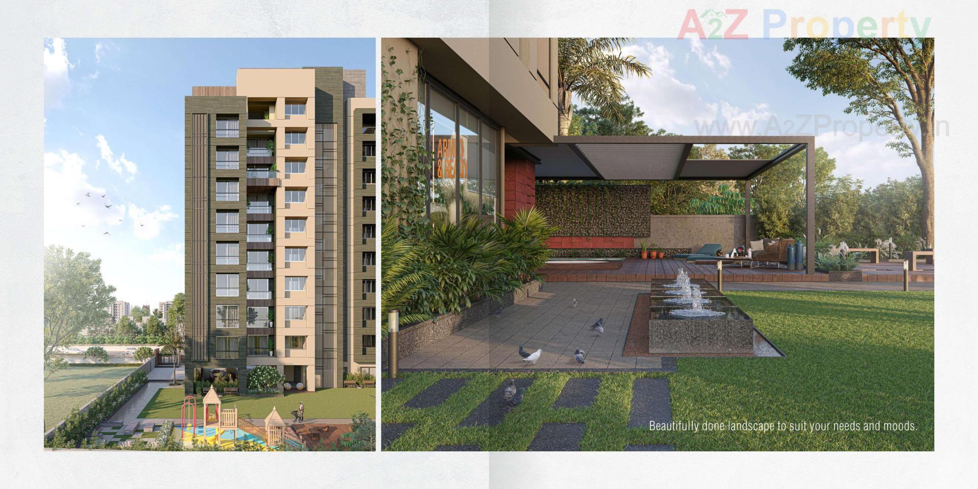 3D Elevation of real estate project Exclusive located at Rander, Surat, Gujarat