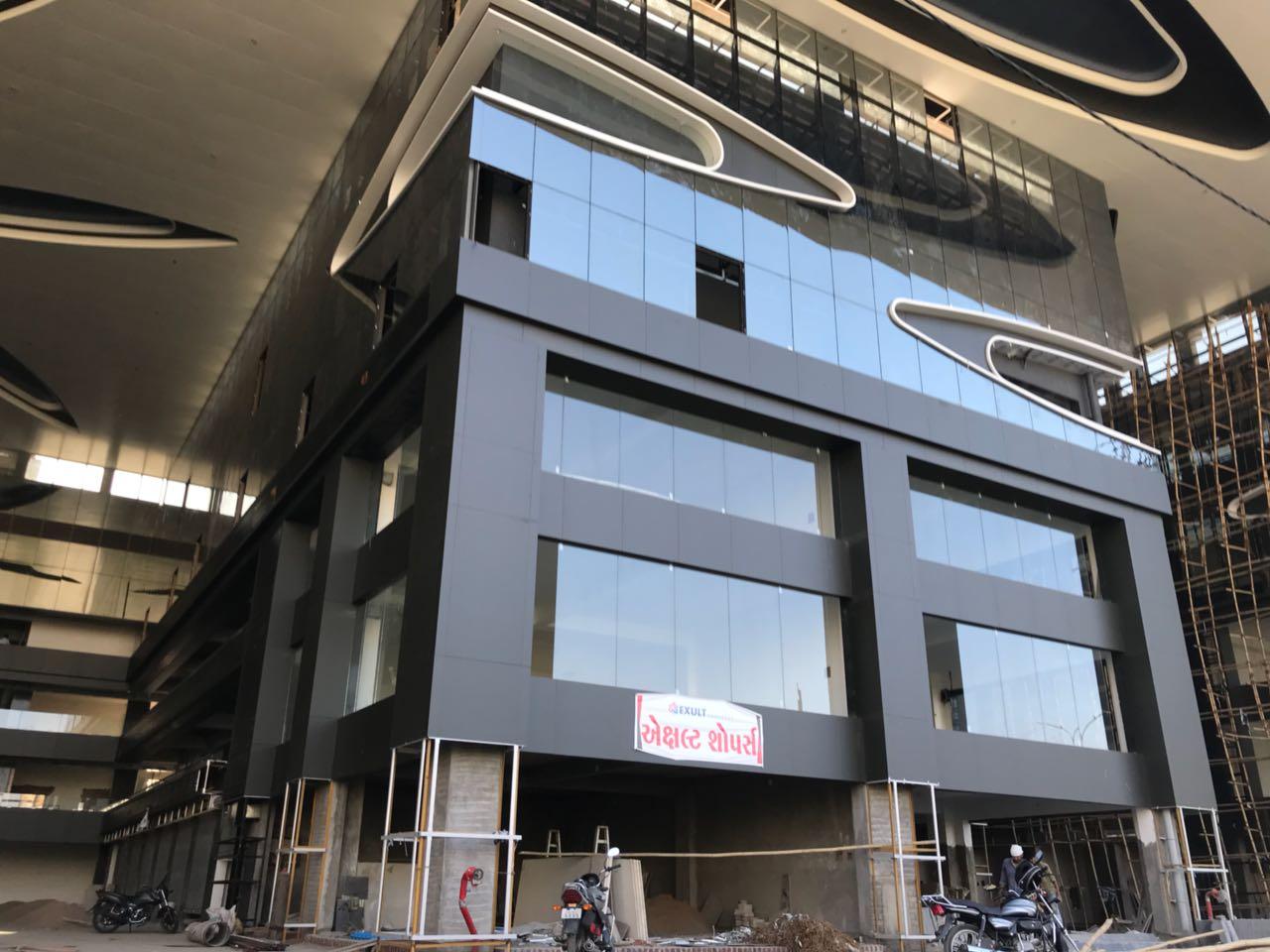 16233_const of real estate project Exult Shoppers located at Vesu, Surat, Gujarat