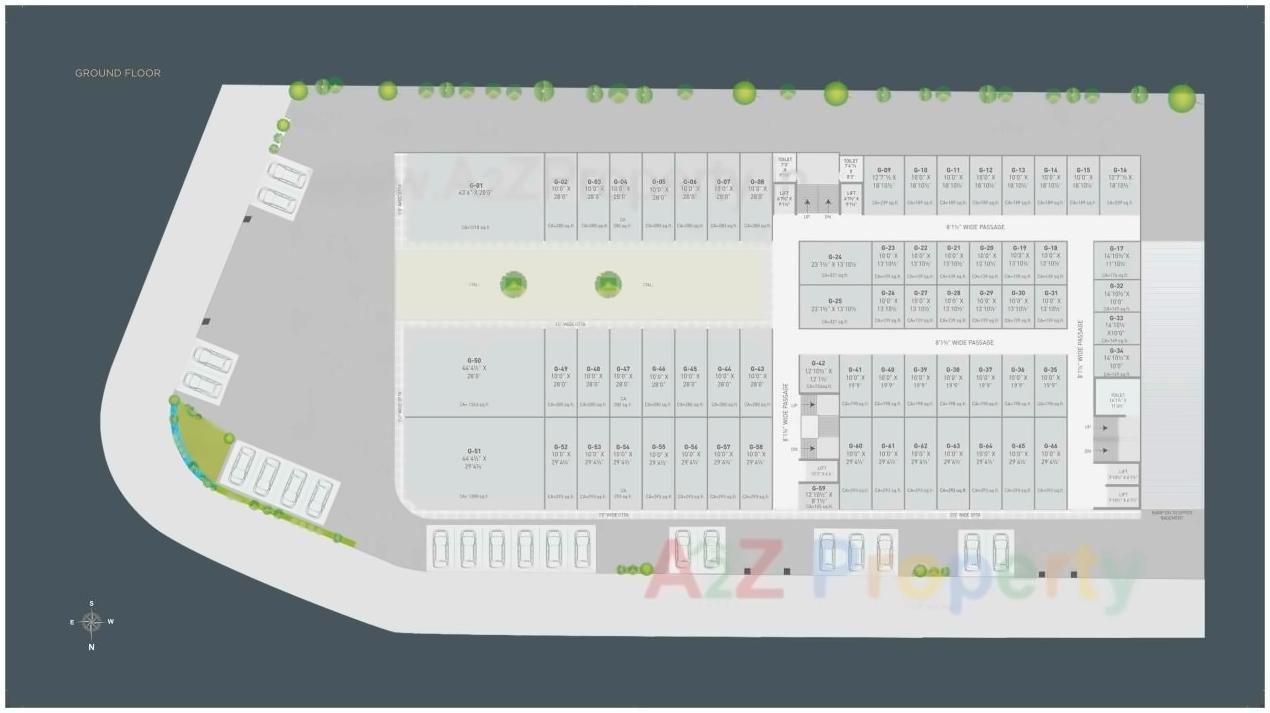 Layout of real estate project Exxoniic located at Surat, Surat, Gujarat