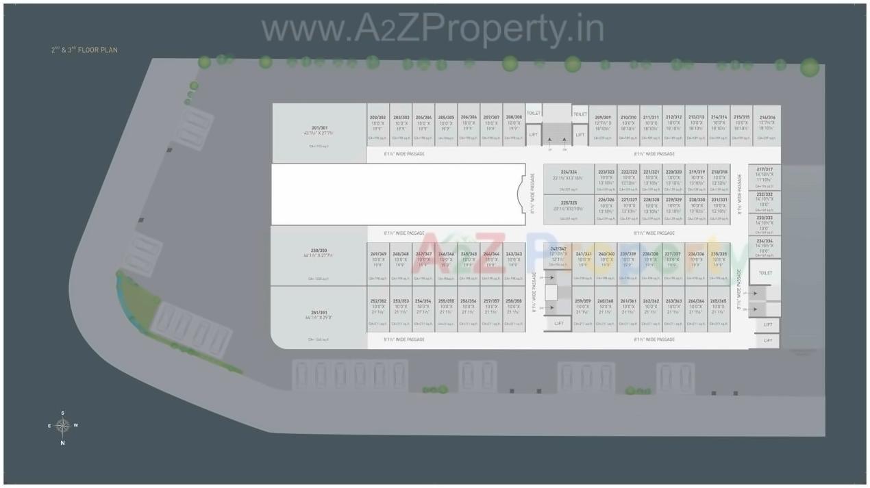 Layout of real estate project Exxoniic located at Surat, Surat, Gujarat