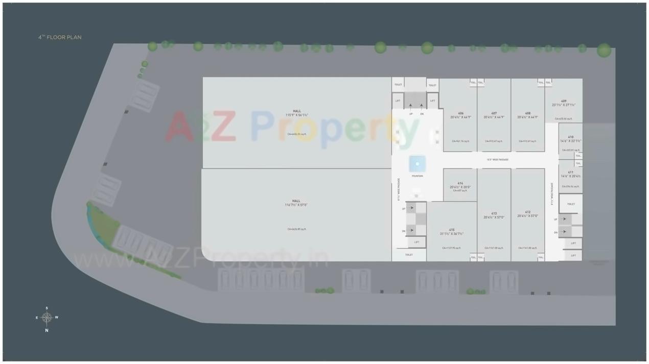 Layout of real estate project Exxoniic located at Surat, Surat, Gujarat