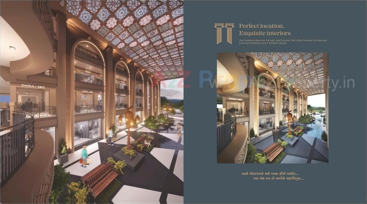 3D Elevation of real estate project Exxoniic located at Surat, Surat, Gujarat