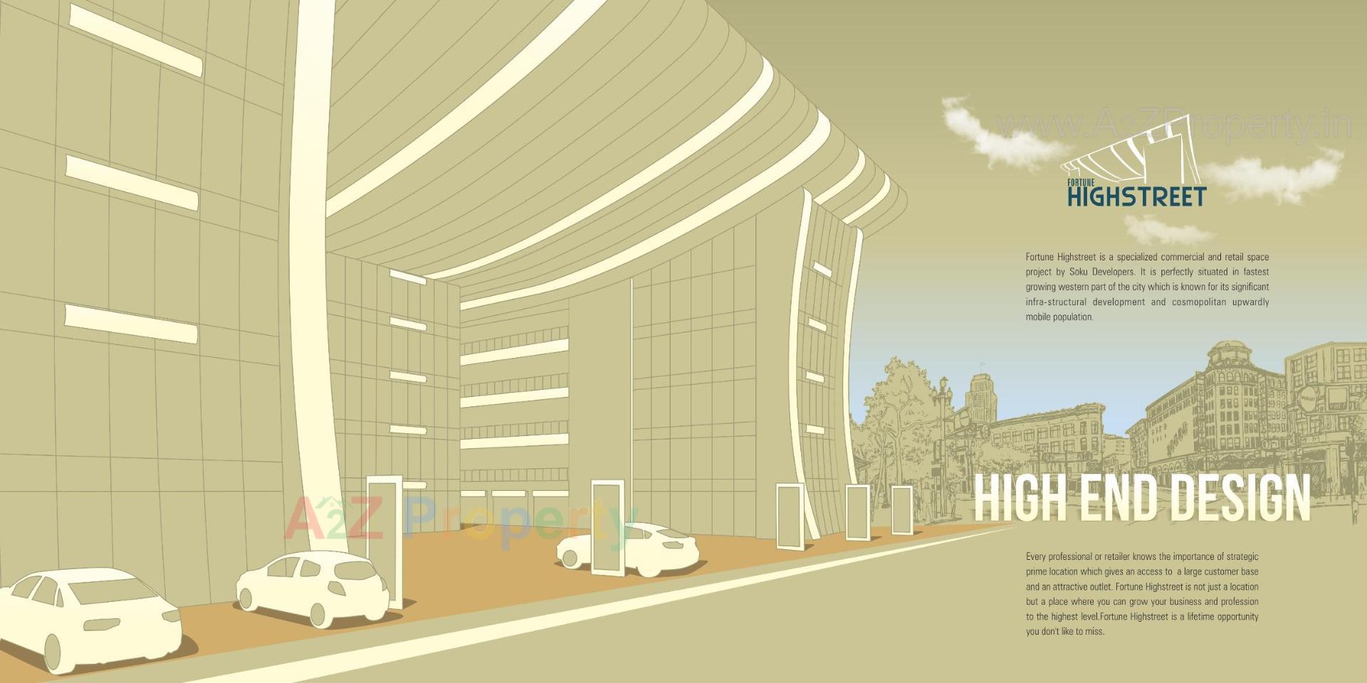  of real estate project Fortune Highstreet located at Surat, Surat, Gujarat