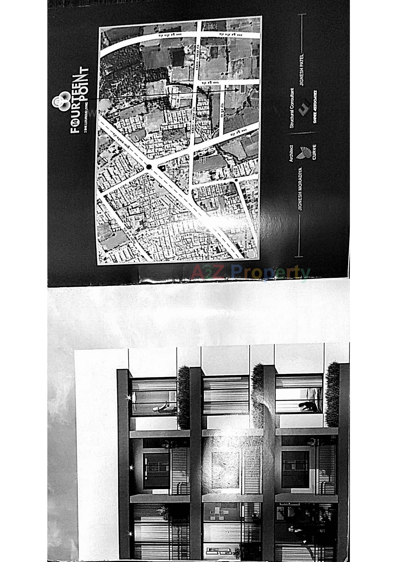  of real estate project Fourteen Point located at Sarthana, Surat, Gujarat