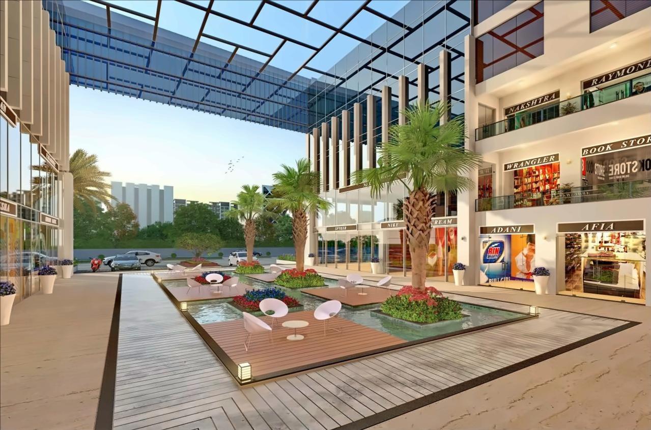 3D Elevation of real estate project G9 Business Center located at Karadava, Surat, Gujarat