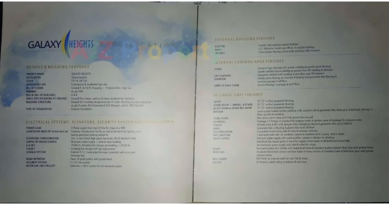  of real estate project Galaxy Heights located at Surat, Surat, Gujarat