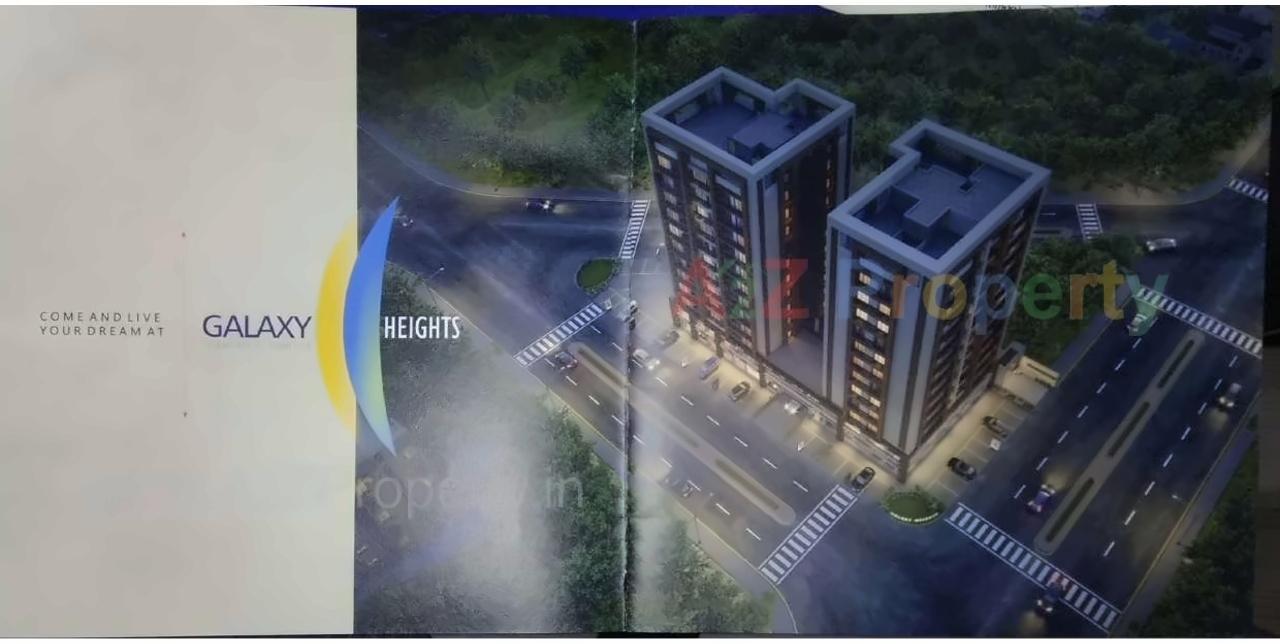 3D Elevation of real estate project Galaxy Heights located at Surat, Surat, Gujarat