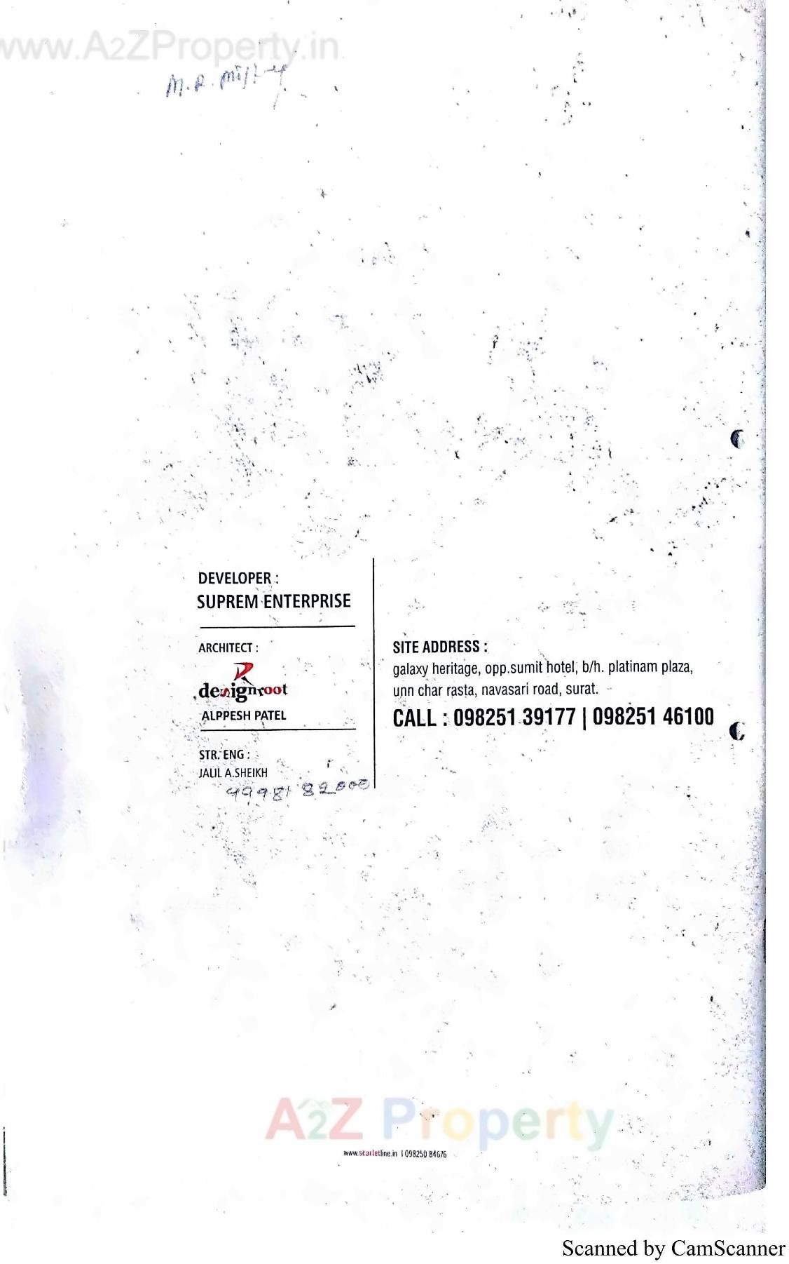  of real estate project Galaxy Heritage located at Unn, Surat, Gujarat