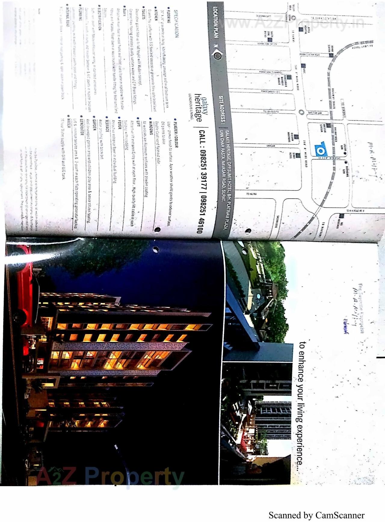  of real estate project Galaxy Heritage located at Unn, Surat, Gujarat