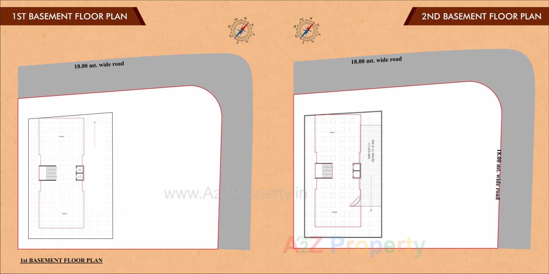 Layout of real estate project Girikandra Residency located at Puna, Surat, Gujarat