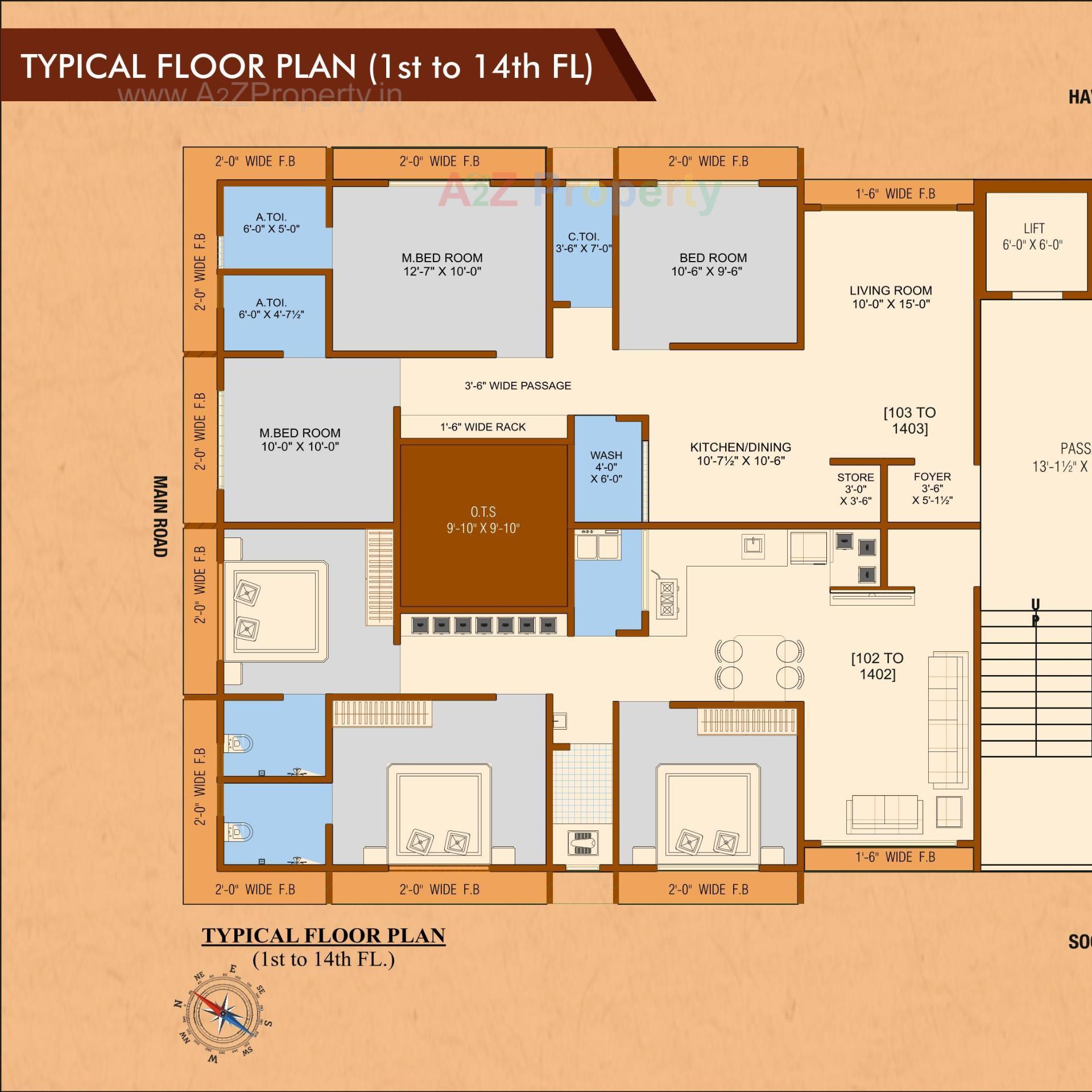 Layout of real estate project Girikandra Residency located at Puna, Surat, Gujarat