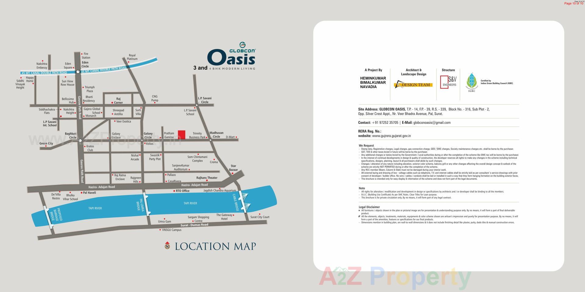  of real estate project Globcon Oasis located at Pal, Surat, Gujarat