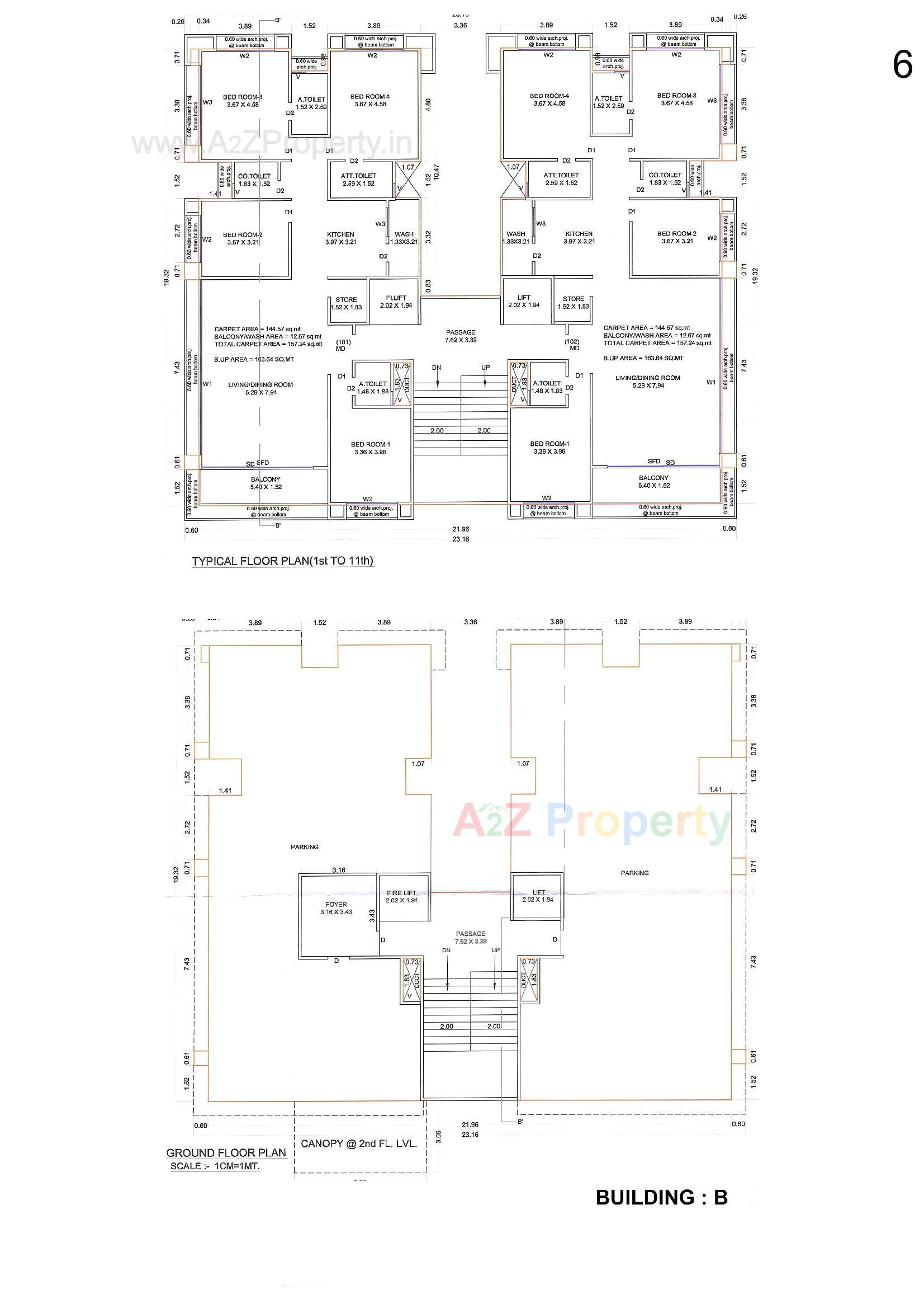 Layout of real estate project Globcon Optima located at Pal, Surat, Gujarat