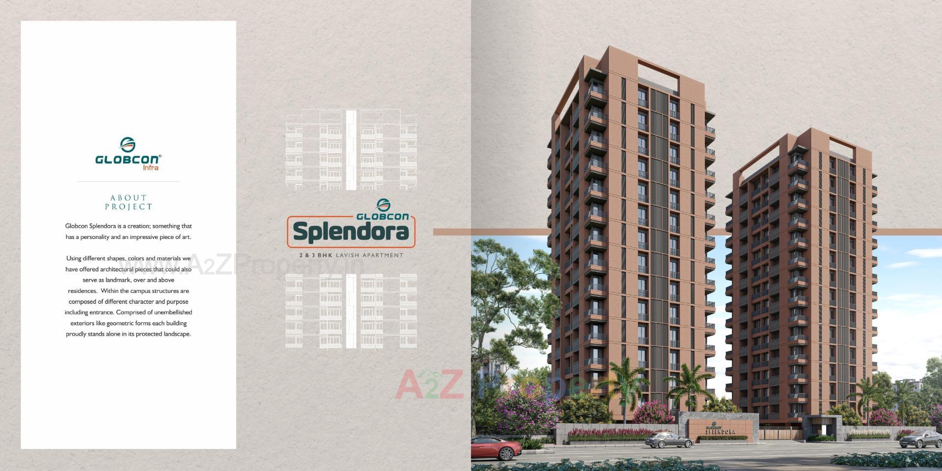  of real estate project Globcon Splendora located at Palanpor, Surat, Gujarat