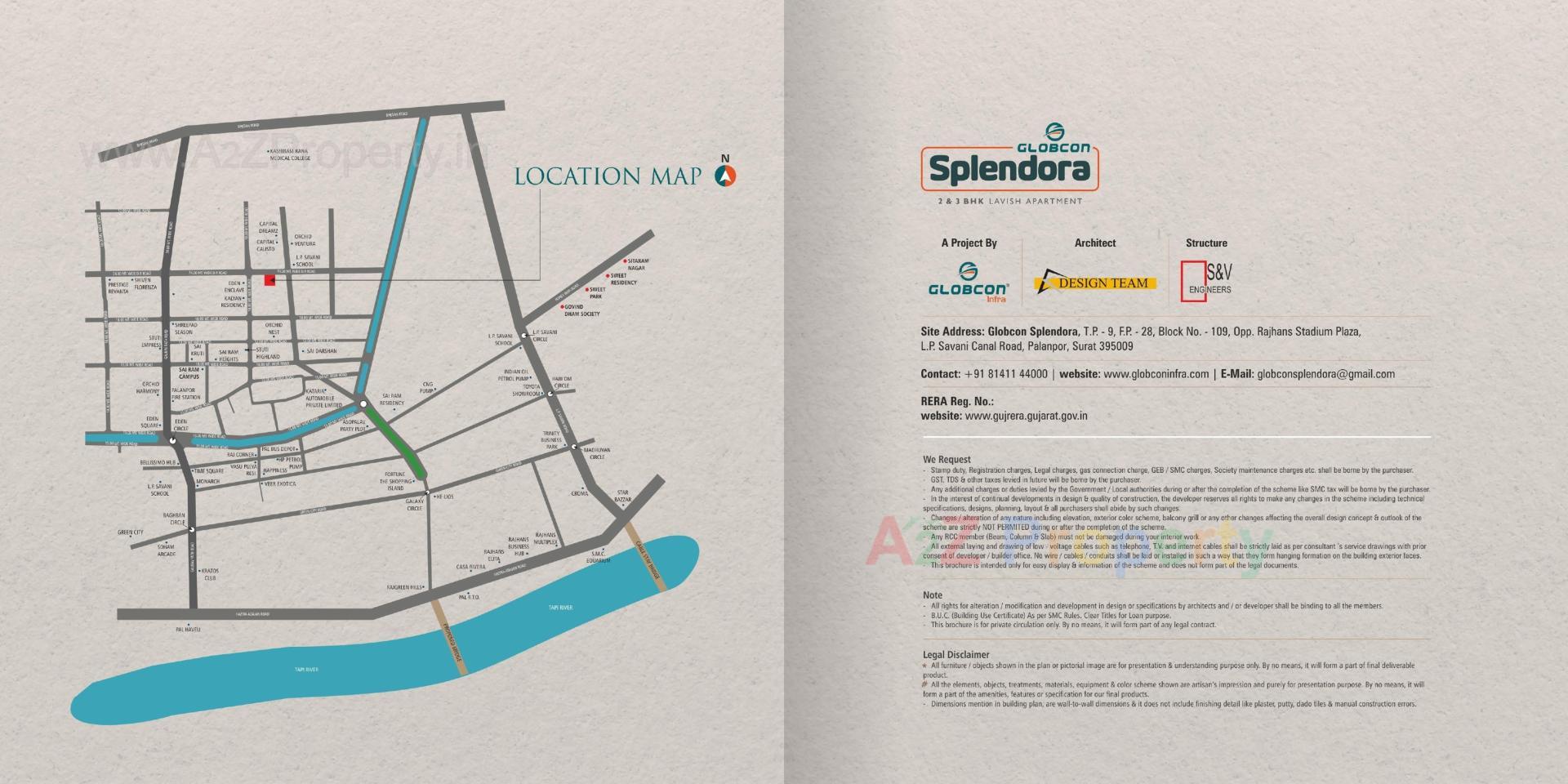  of real estate project Globcon Splendora located at Palanpor, Surat, Gujarat