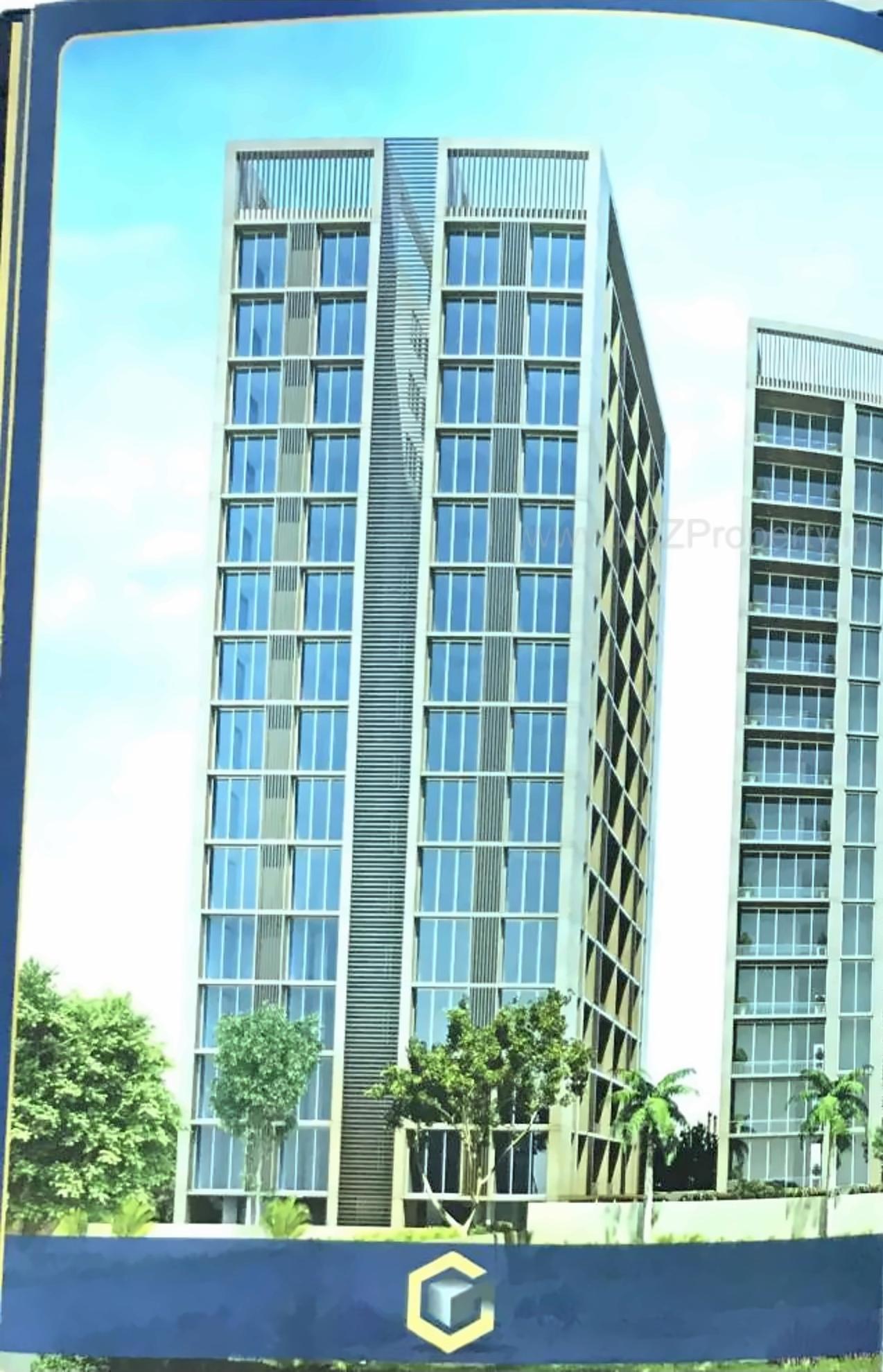 3D Elevation of real estate project Golden Heaven located at Surat, Surat, Gujarat