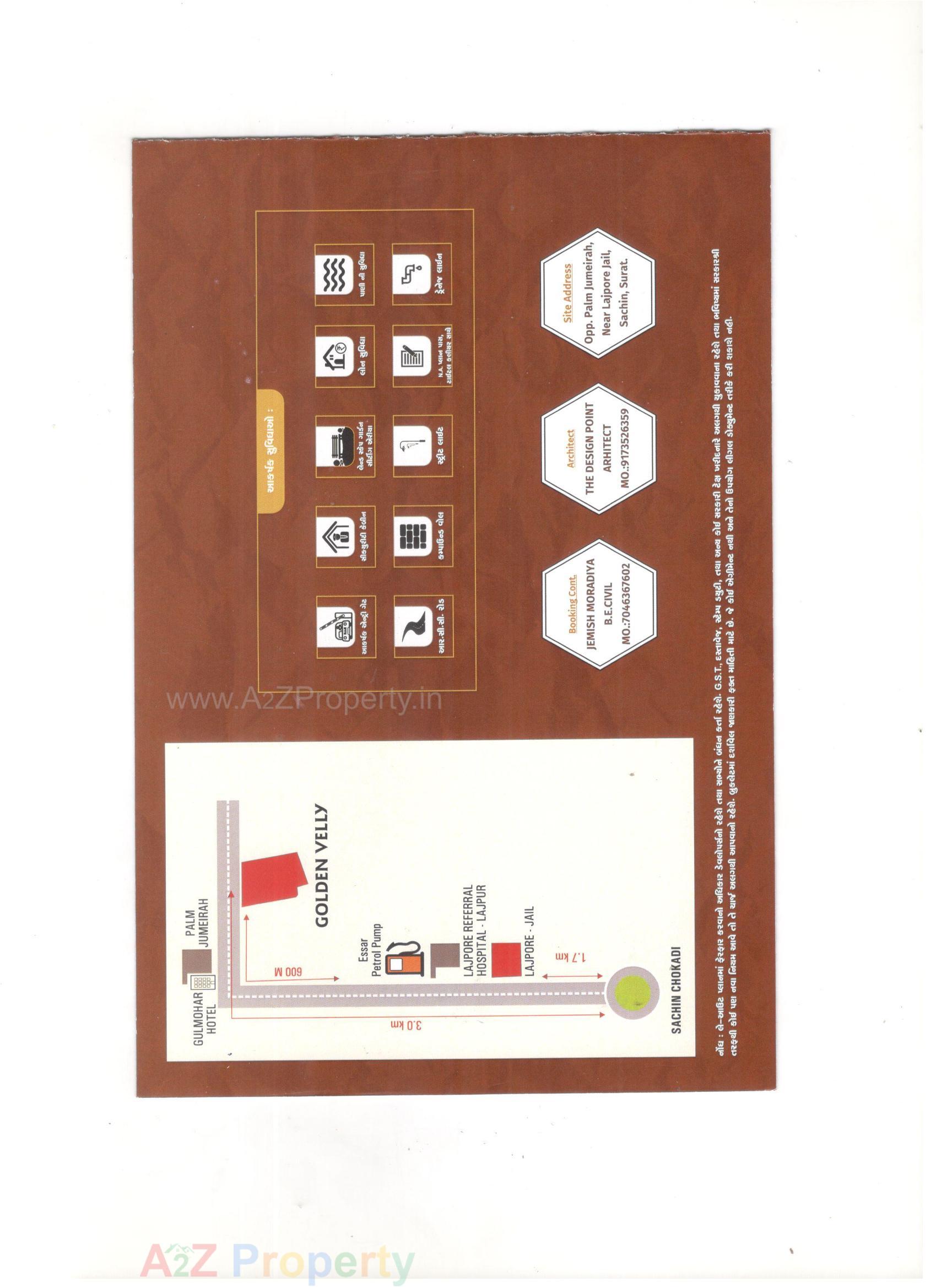  of real estate project Golden Velly located at Lajpor, Surat, Gujarat