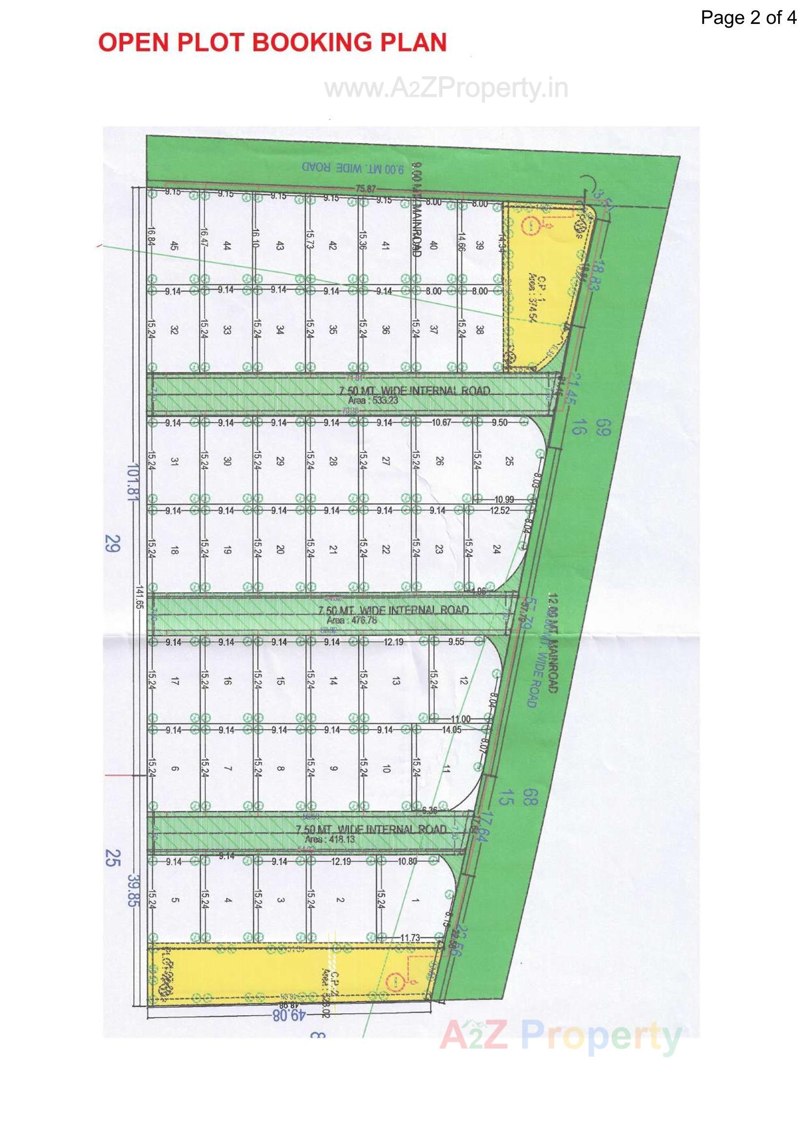 Layout of real estate project Gopin Valley Bunglows located at Mo, Surat, Gujarat