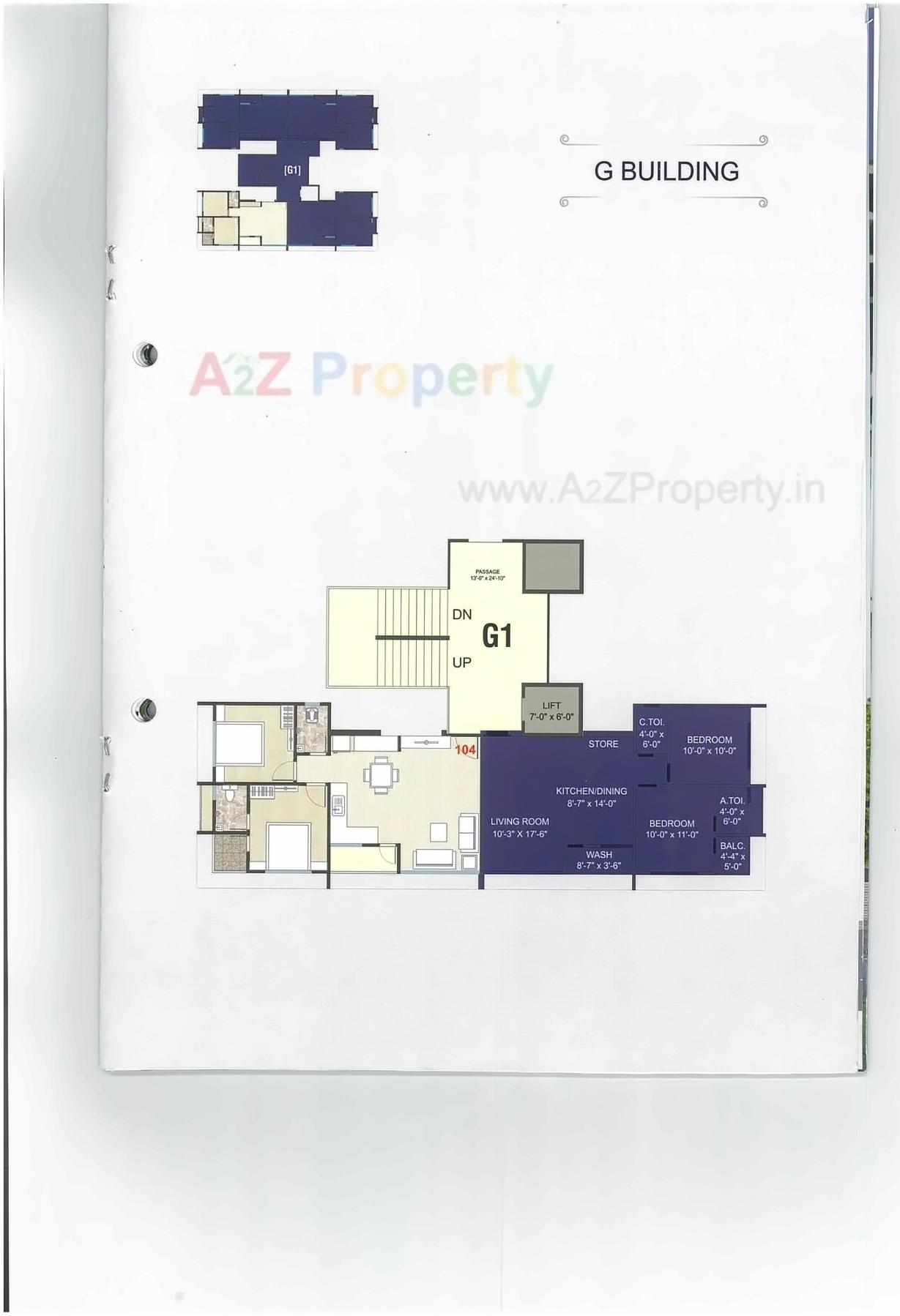 Layout of real estate project Gopinath Heights located at Surat, Surat, Gujarat