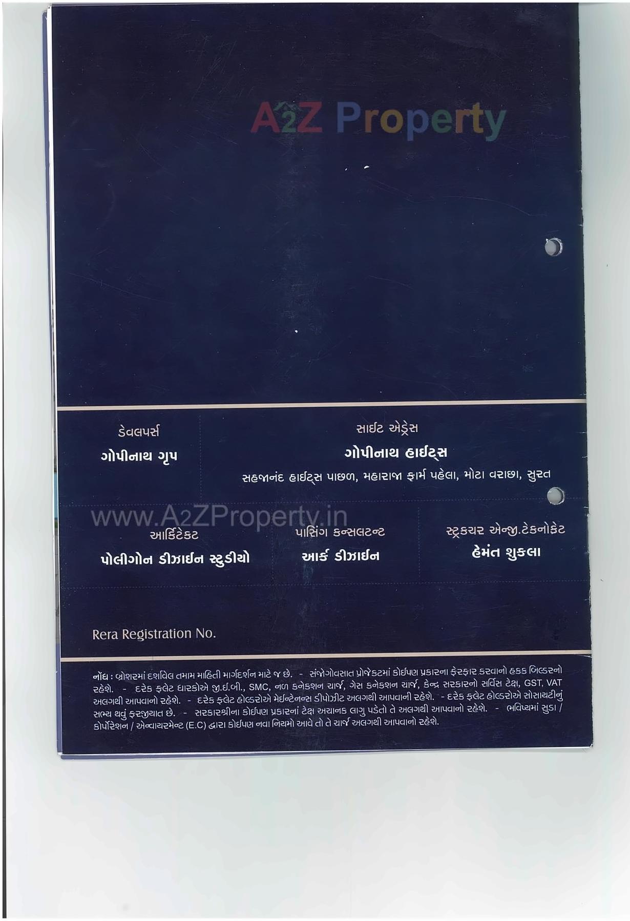  of real estate project Gopinath Heights located at Surat, Surat, Gujarat