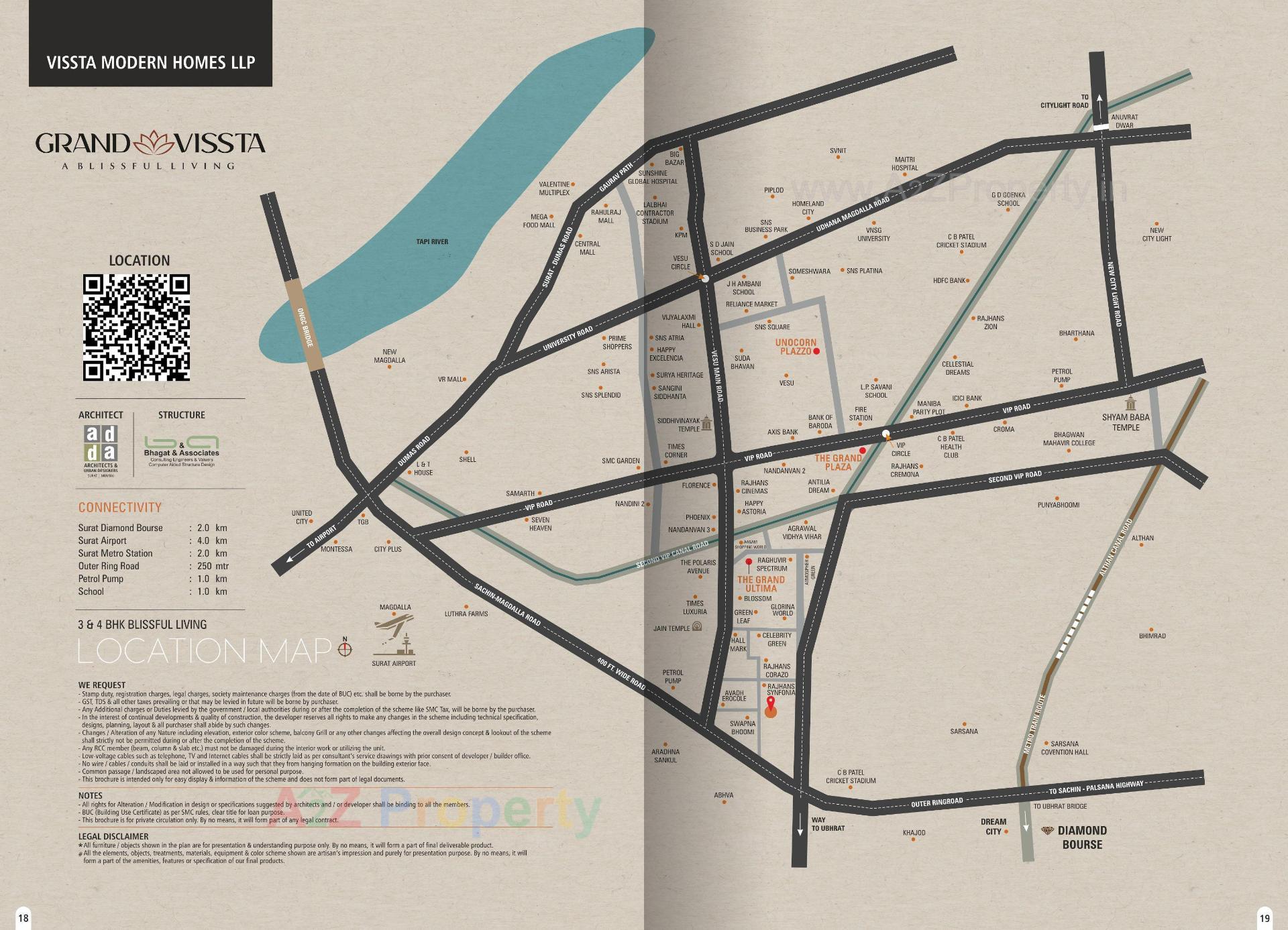  of real estate project Grand Vissta located at Abhva, Surat, Gujarat