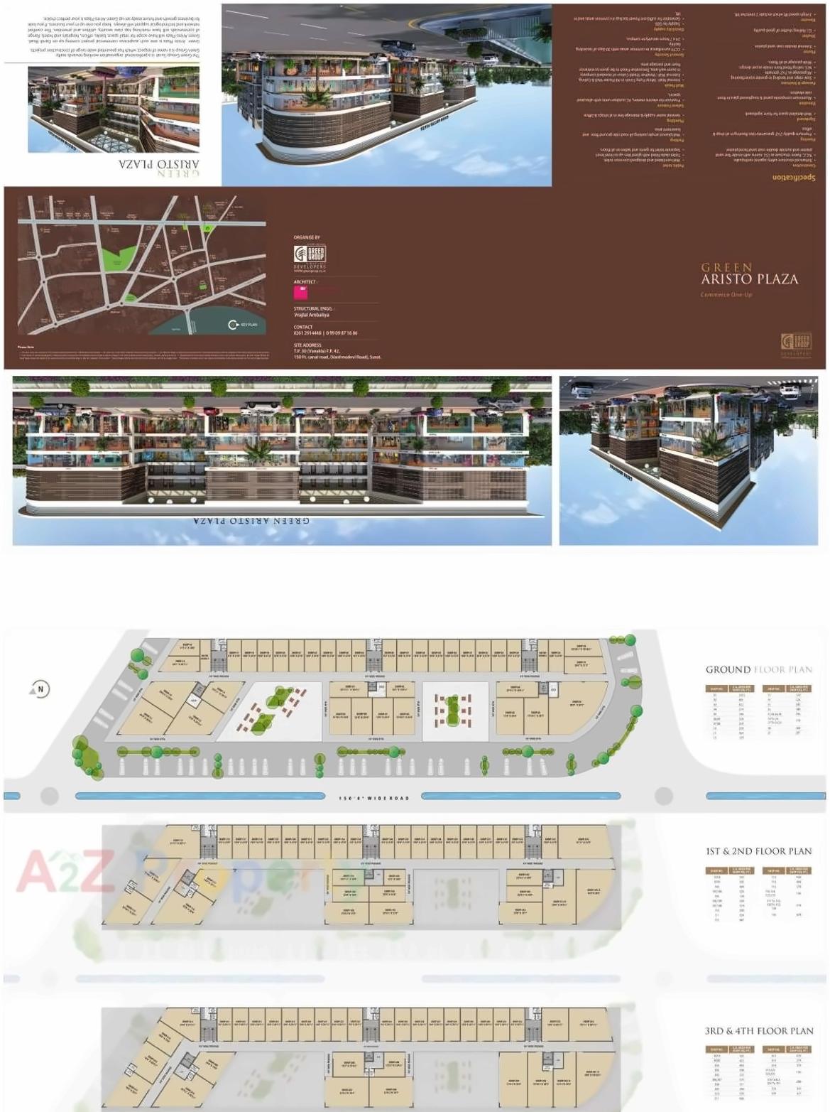  of real estate project Green Aristo located at Vanakla, Surat, Gujarat