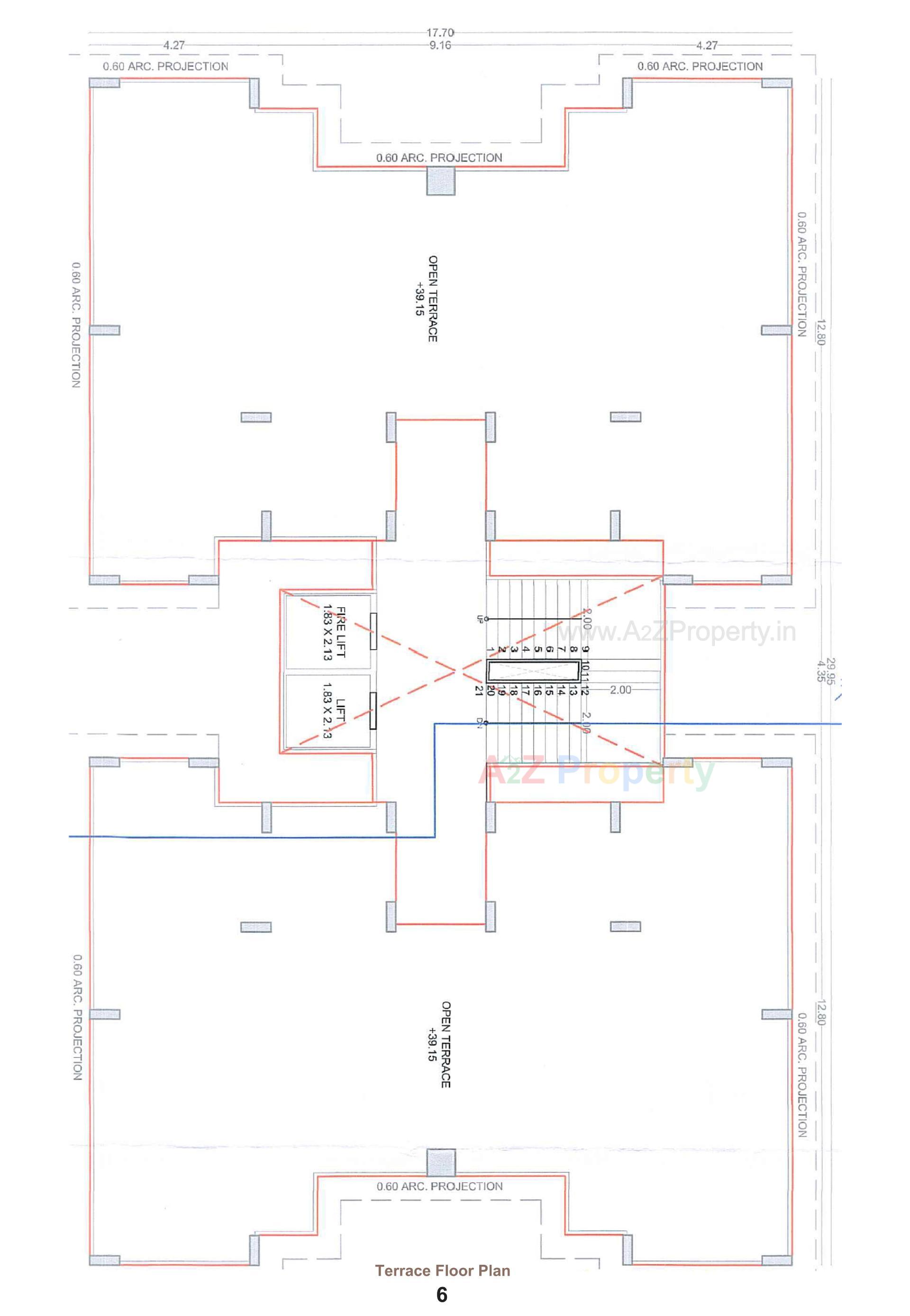  of real estate project Green Leaf located at Vesu, Surat, Gujarat