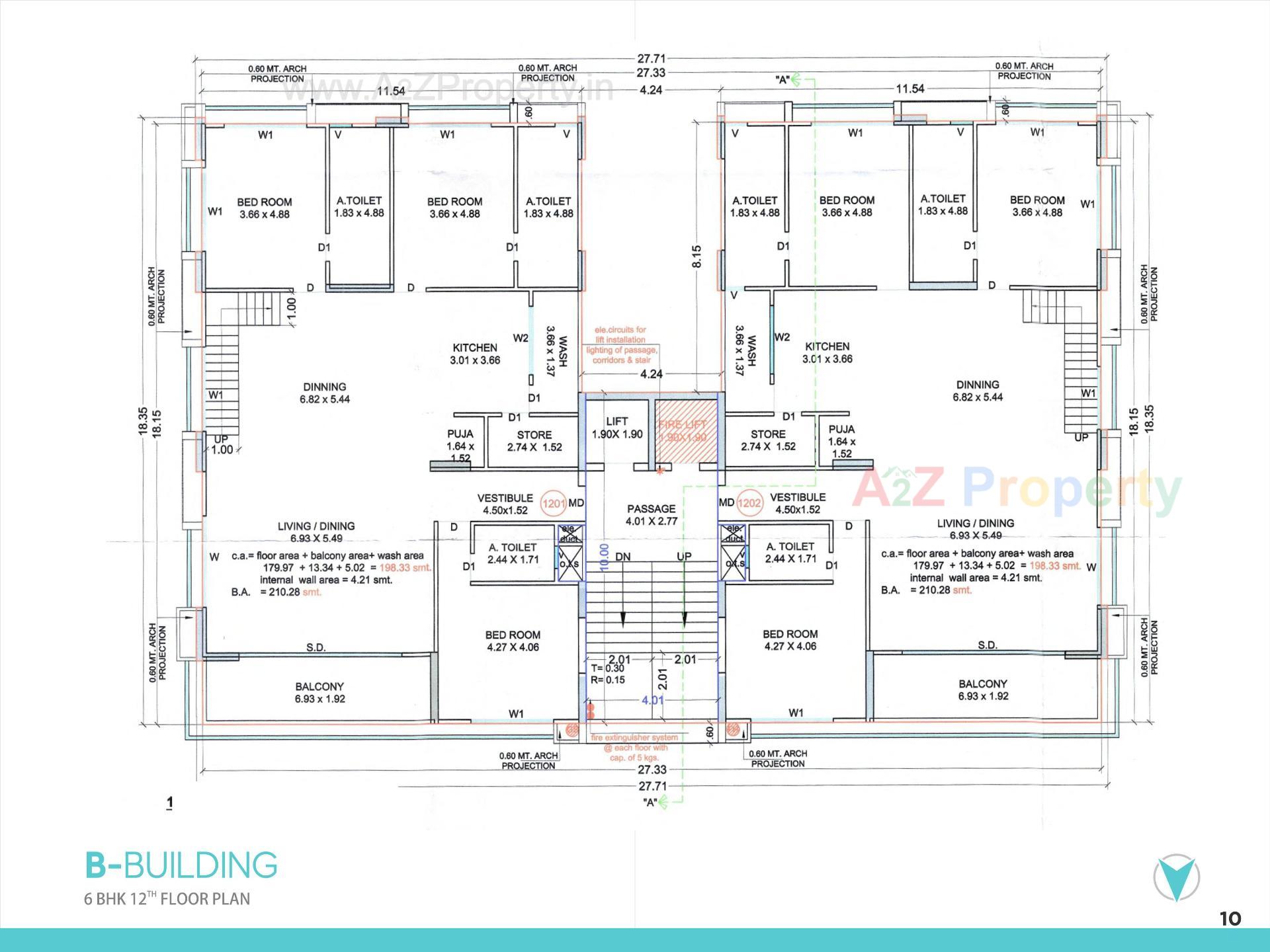 Layout of real estate project Green Serene located at Surat, Surat, Gujarat
