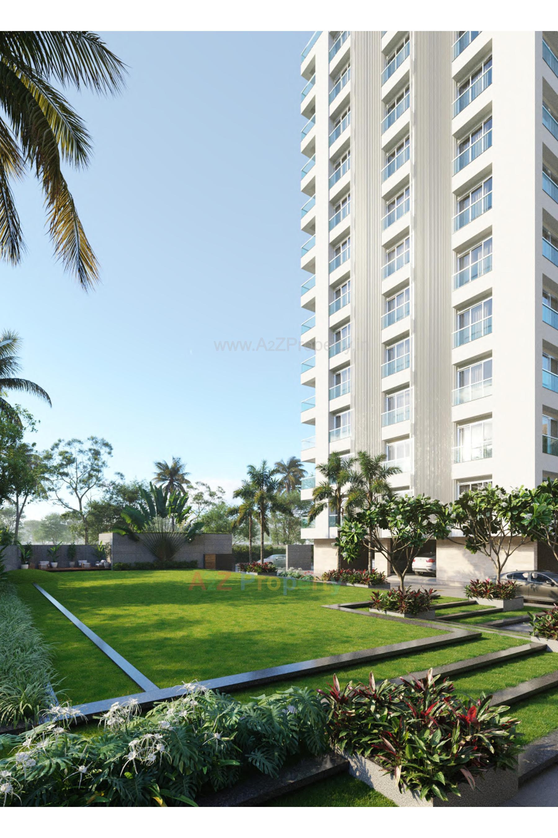 3D Elevation of real estate project Green Serene located at Surat, Surat, Gujarat